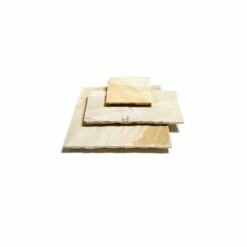 Pavestone Classic Sandstone 290 X 290 X 22mm Slab Paving Pack Of 150 - Golden Fossil