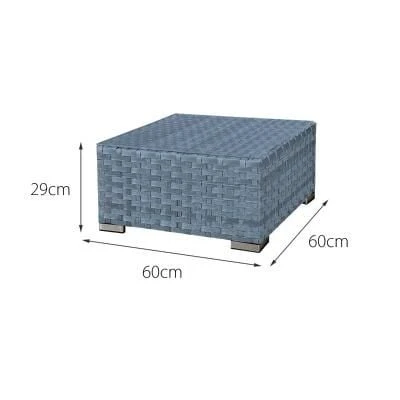 Oseasons® Trinidad Deluxe Rattan 8 Seater Modular Sofa Set - Ocean Grey - 106449 - Image 5