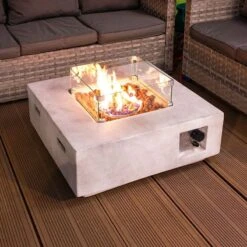 Royal Fire™ Lanzarote GRC Square Gas Fire Pit - 106465