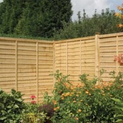 Rowlinson 6x4 Traditional Lap Fence Panel - Pressure Treated - Pack Of 3 - FPWE6X4PT