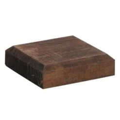 Rowlinson Fence Post Cap - Brown - Pack Of 3 - PCAP