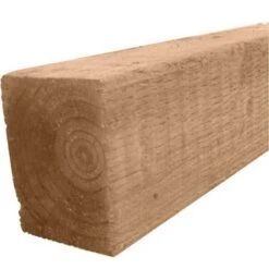 Rowlinson 8ft Timber Fence Post 3" (75x75mm) Brown - POST380