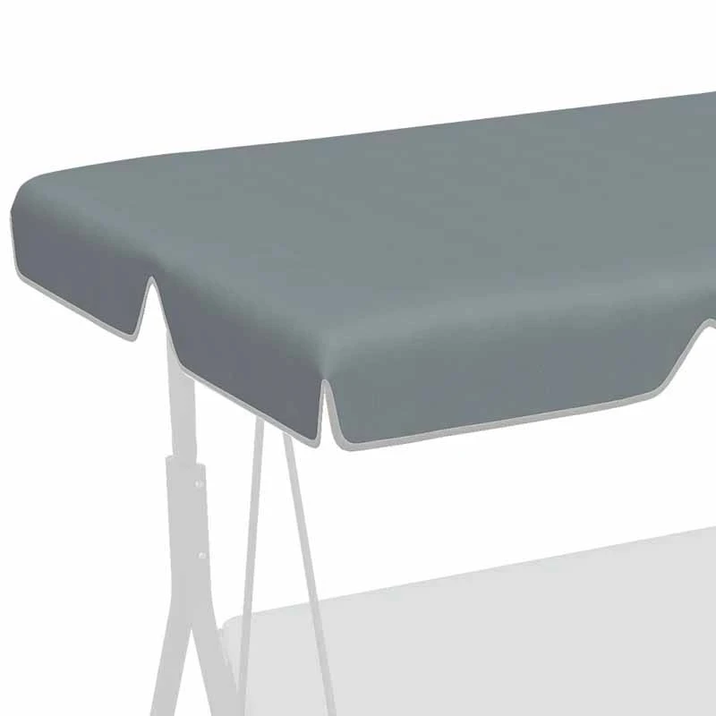 Outsunny Anti-UV Canopy Replacement - Dark Grey - 84A-287V00CG - Image 2