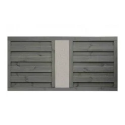 Rowlinson 6x3 Palermo Screen - Solid Infill - Pack Of 3 - GSP63SOL