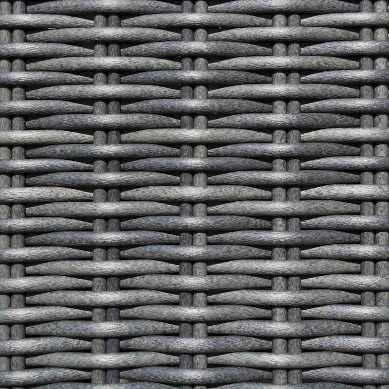 Rowlinson Bunbury 4 Piece Rattan Sofa Set - Grey Weave - BUNGWSET - Image 3