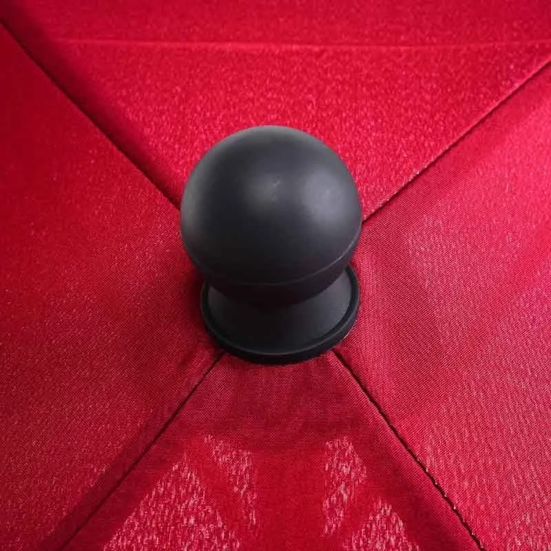 Outsunny Aluminium Umbrella Parasol 200Lx125Wx235Hcm - Red - 84D-016RD - Image 3