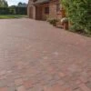 Brett Alpha Antique Block Paving Rectangular 60mm Medium Brick Pack Of 528 - Brindle - NLAM60BR