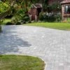 Brett Alpha Antique Block Paving Rectangular 60mm Medium Brick Pack Of 528 - Silver Haze - NLAM60SH