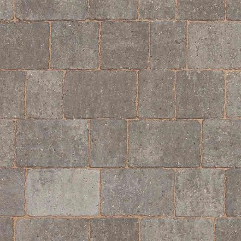 Brett Alpha Antique Block Paving Rectangular 60mm Small Brick Pack Of 702 - Silver Haze - NLAS60SH - Image 2