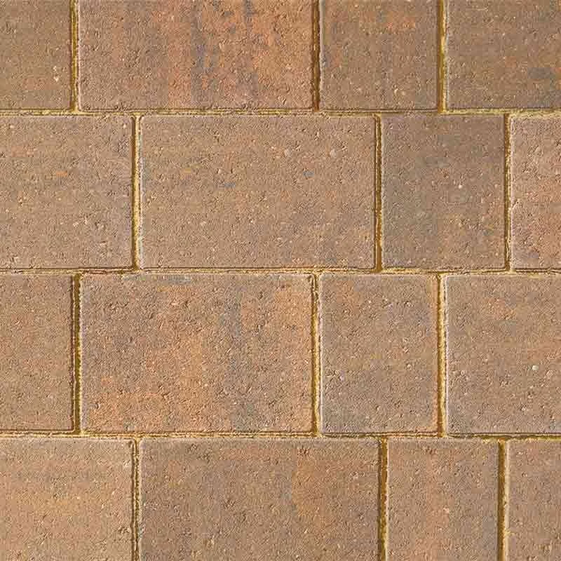 Brett Beta Block Paving Rectangular 60mm Small Brick Pack Of 672 - Burnt Oak - BS60BO - Image 2
