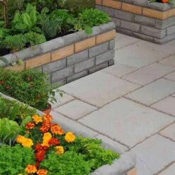 Brett Canterbury Concrete Paving - 3 Size Patio Pack - Mellow Amber - CP3SPP32MA