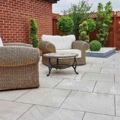 Brett Eclipse Porcelain Paving Square 20mm Flags Pack Of 64 - Pulsar - ECPB20PU