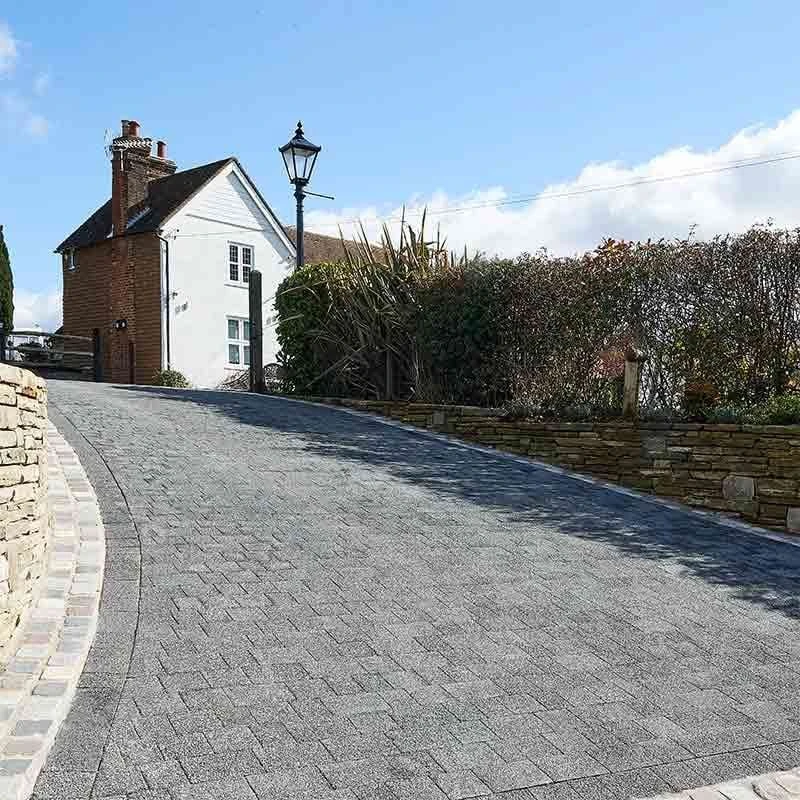 Brett Invicta Block Paving Rectangular 300x100x80mm Brick Pack Of 224 - Onyx - IN3180ON