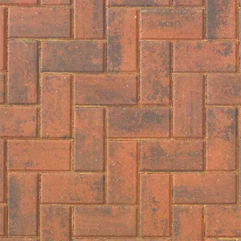 Brett Omega Pencil Edge Block Paving Rectangular 60mm Pack Of 404 - Brindle - OP60BR - Image 2