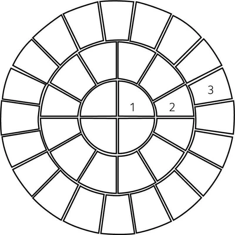 Brett Bronte Garden Paving Circle Kit 1800mm Dia. Pack Of 36 - Acorn Brown - BRFC32AB - Image 3