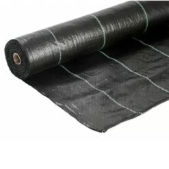 Cladco Weed Mat 2m X 20m Roll 100Gsm - Black Woven - WEE202
