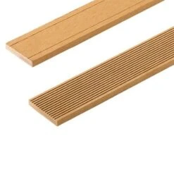 Cladco WPC Skirting Trim 2.2 Metre X 55 X 10mm - Teak/Original Wood - WPCTT22