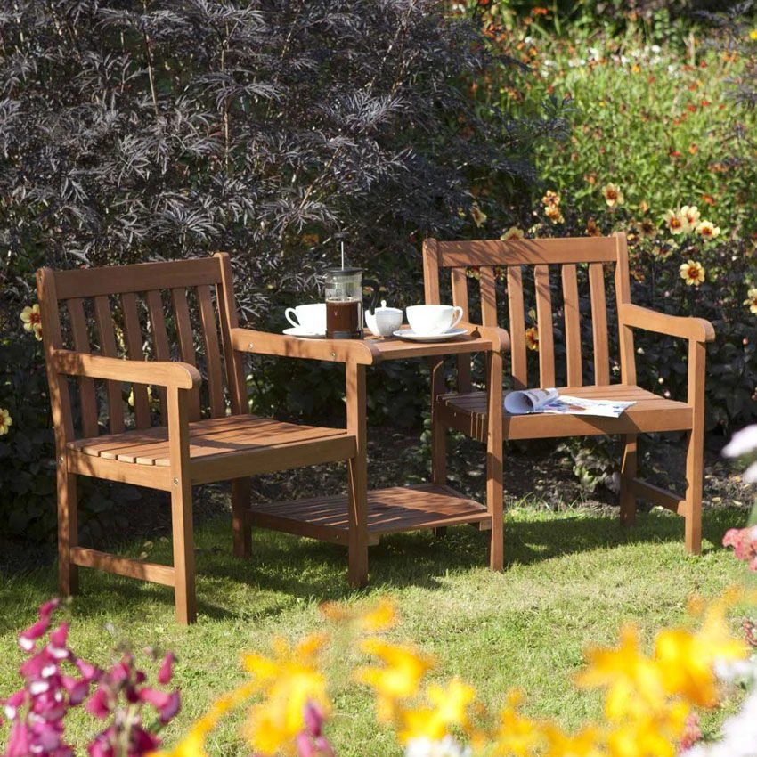 Rowlinson Wooden Hampton Companion Seat - COMPHW1 - Image 3