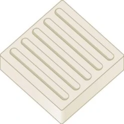 Brett Tactile Commercial Paving Directional 50mm Pack Of 36 - Natural - DPF50GY