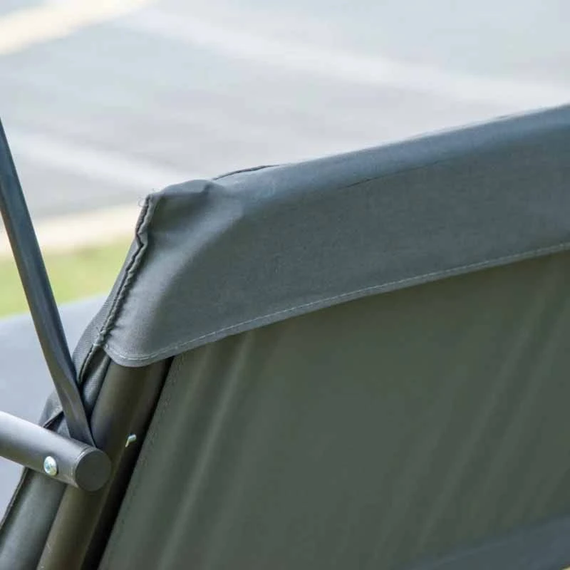 Outsunny 3-Seater Hammock Swing Chair With Canopy - Dark Grey - 84A-054V02GY - Image 6