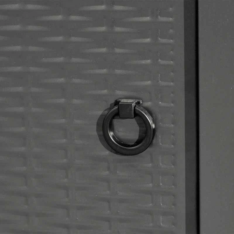 Outsunny Square Propane Gas Fire Pit Table 40000 BTU - Black - 842-260V70 - Image 5