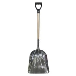 Faithfull Aluminium Grain Shovel Wood Handle - FAIGRAIN
