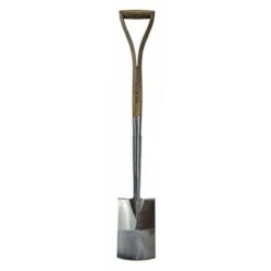 Faithfull Prestige Stainless Steel Border Spade Ash Handle - FAIPRESBSSS