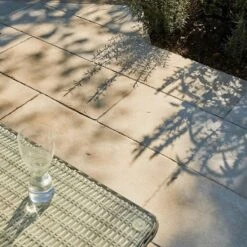 Global Stone Florence Porcelain Paving Slabs Single Size Pack 400 X 800 X 20mm - Pack Of 1 - Thatch - THPE4080S