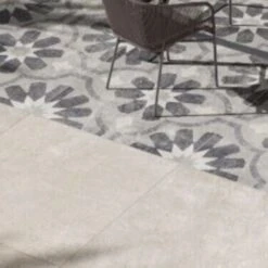 Global Stone Grande Porcelain Paving Slab Single Size Pack 1000 X 1000 X 20mm - Pack Of 1 - Putty - PUPE1010S