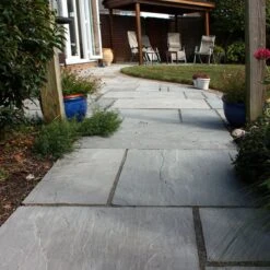 Global Stone Premium Sandstone Single Size Pack - 600 X 600 X 22mm - Pack Of 40 - Castle Grey - CGSP6060