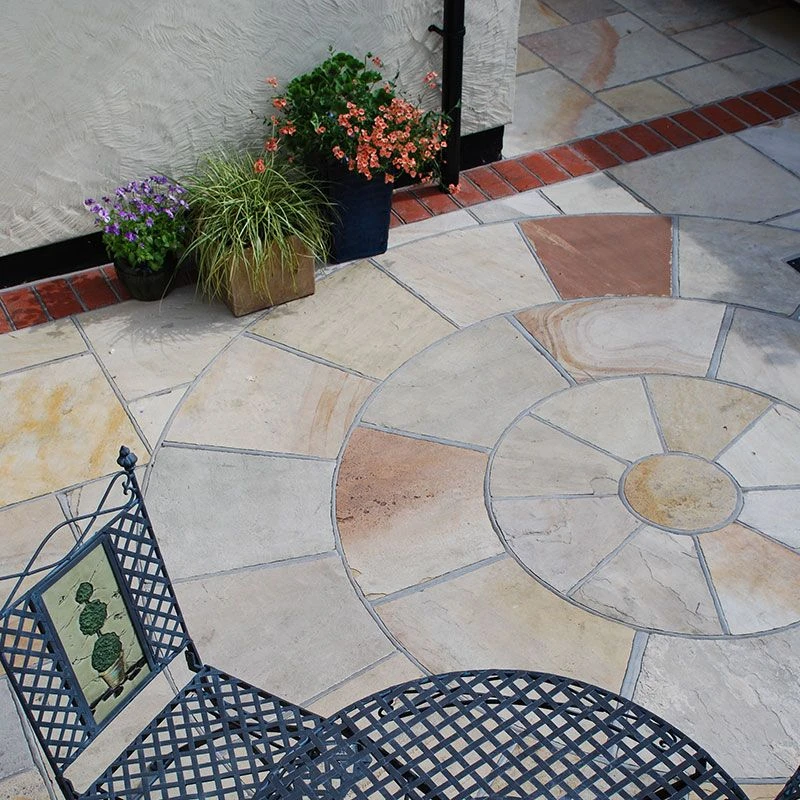 Global Stone Premium Sandstone Circle Extension Pack - Pack Of 16 - Mint - MISC3600