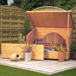 Rowlinson Wooden Garden Chest Storage - GC1T