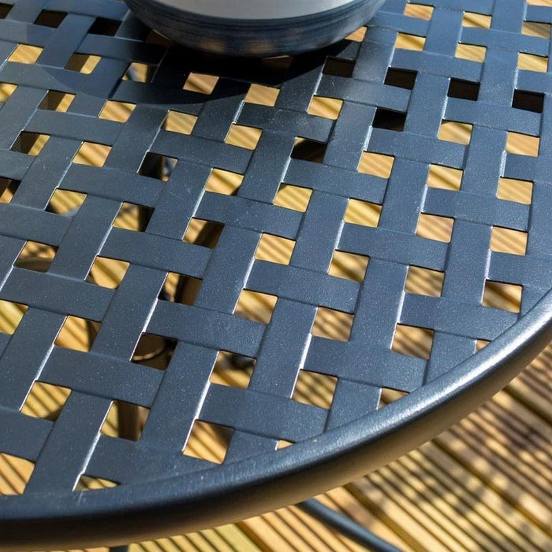 Rowlinson Havana 3 Piece Bistro Set Black - HAVLBLK - Image 6