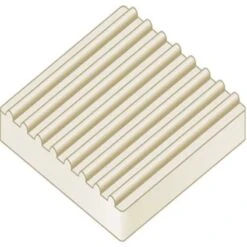 Brett Tactile Commercial Paving Hazard 50mm Pack Of 36 - Buff - HPF50BF