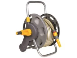 Hozelock 2431 45m Assembled Hose Reel & 25 Metres Of 12.5mm Hose - HOZ2431