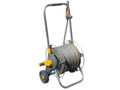 Hozelock 2436 60m Metal Pro Hose Cart & 30 Metres Of 12.5mm Hose - HOZ2436