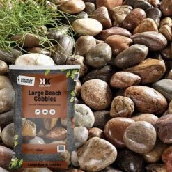 Kelkay Large Beach Garden Cobbles 80-120mm - Bulk Bag - 7032