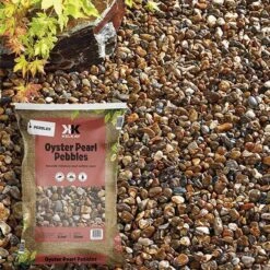 Kelkay Oyster Pearl Garden Pebbles 10-25mm - Bulk Bag - 7039
