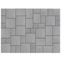 Kelkay Abbey Paving Random Patio Kit 10.22 M² - Graphite - 8583GR