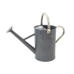 Kent & Stowe Metal Watering Can 4.5 Litre - Cool Grey - K/S34884