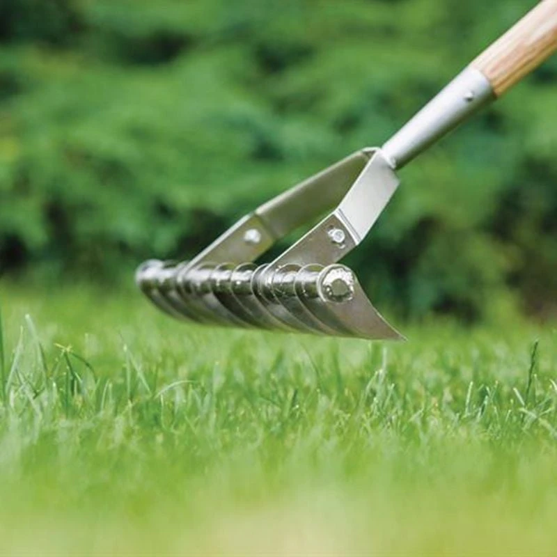 Kent & Stowe Stainless Steel Long Handled Scarifying Rake, FSC® - K/S70100902 - Image 2