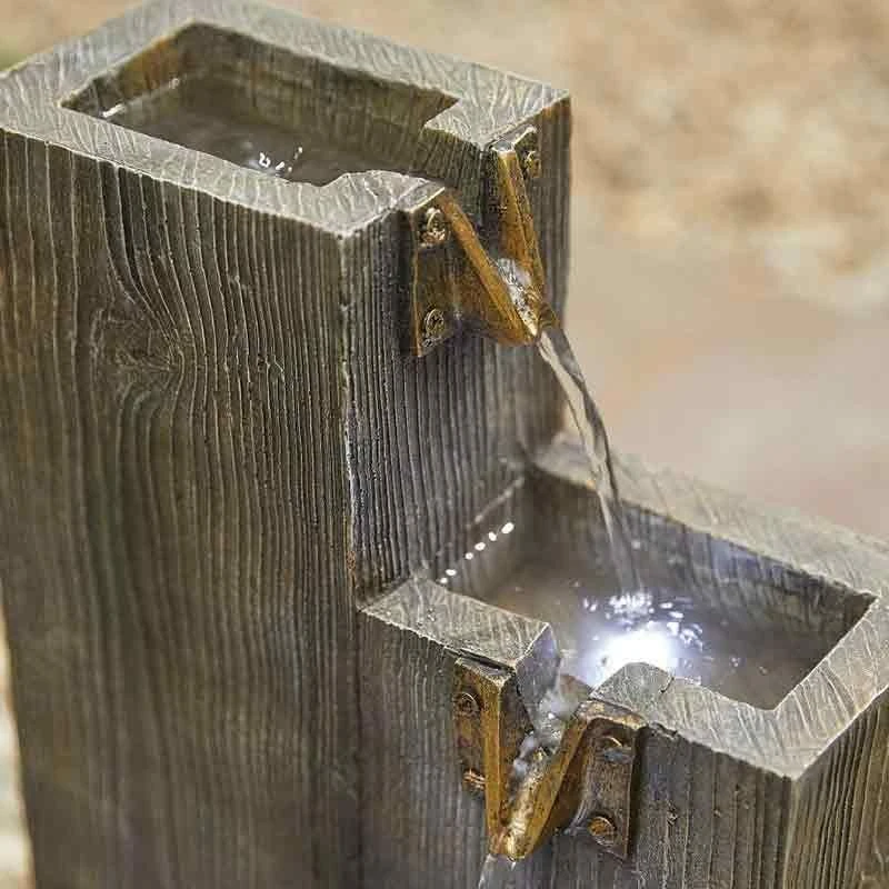 La Hacienda Coastal Sleepers Inc LEDs Water Feature - 45248L - Image 3