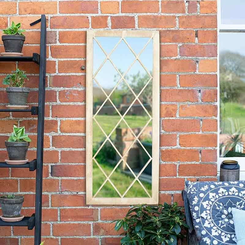 La Hacienda Lattice Mirror Stone Effect - 55936
