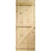 XL Joinery Ledged & Braced External Pine Gate Or Shed Door 1981 X 762mm - LB30
