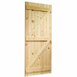 XL Joinery Ledged & Braced External Pine Gate Or Shed Door 1981 X 686mm - LB27