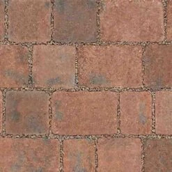 Brett Alpha Flow Permeable Block Paving Rectangular 60mm Large Brick Pack Of 352 - Brindle - NLAFL60BR