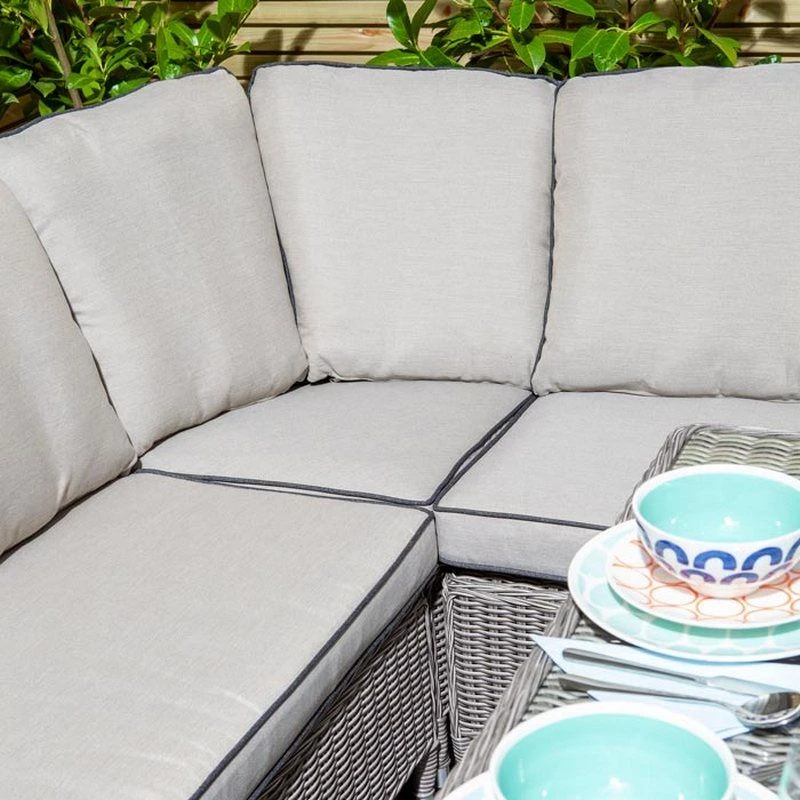 Rowlinson Prestbury 4 Piece Corner Dining Set - Natural Stone - NSPRECSET - Image 7