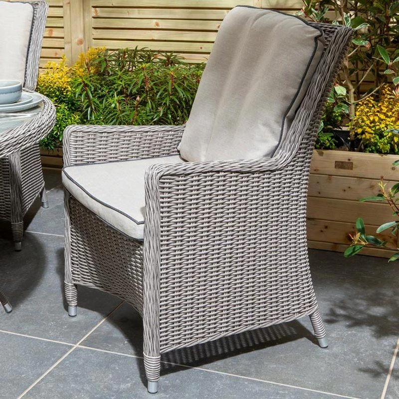 Rowlinson Prestbury 7 Piece Dining Set - Natural Stone - NSPRESET6 - Image 2