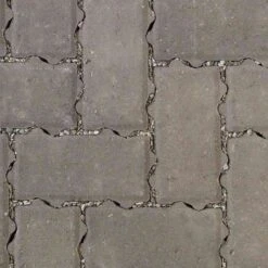Brett Omega Flow Permeable Block Paving Rectangular 60mm Brick Pack Of 404 - Charcoal - OF60CL