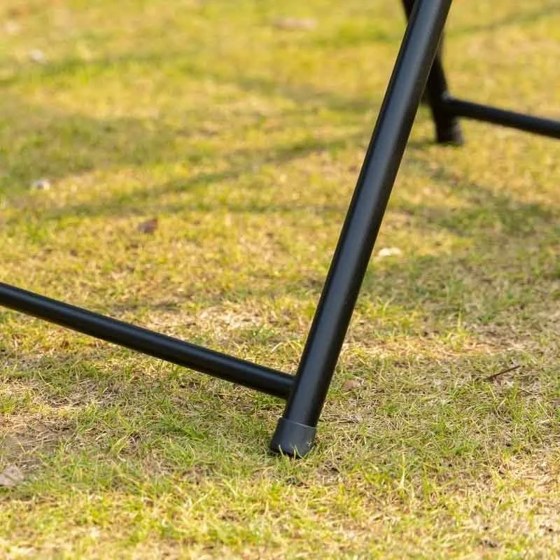 Outsunny 5 Piece Garden Furniture Dining Set - Black - 84B-697GY - Image 7